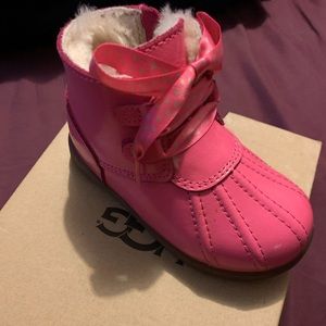 UGG PInk snow boots